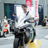 普段はオフロードバイクに乗っているという澤翔さんは大型バイクに跨る