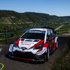 優勝した#8 オット・タナク（トヨタ・ヤリスWRC）。