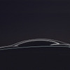 メルセデスベンツの「EQ」セダンコンセプトカーのティザーイメージ