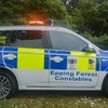 三菱 アウトランダー PHEV の英エッピングフォレストの保護パトロールカー