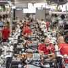 ポルシェ・タイカンの量産を行うドイツ・ツッフェンハウゼン工場