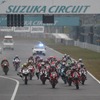 2018MFJ全日本ロードレース選手権シリーズ最終戦　JSB1000クラススタートシーン