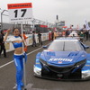 決勝5位の#17 NSX（今回ポール発進）。