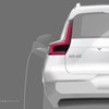 ボルボ XC40 のEVのティザースケッチ