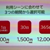 料金プランは3タイプを用意。無料期間が終わった2年目以降、好みのプランを選択できる