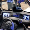トヨタ車体「コムス」をベースにコネクテッドカーとしての様々な機器を組み込んだ