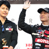 最終戦の優勝はチーム無限の野尻智紀（右）。隣は元F1ドライバーの中野信治・チーム無限監督。