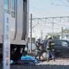 震度6弱の地震が発生、電車と自動車が衝突---西武鉄道が総合復旧訓練を実施