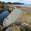 盛土流出から復旧した八戸線宿戸～陸中八木間。