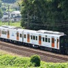 長崎地区へ投入されるYC1系ハイブリッド車。蓄電池を併用する電気式の気動車。