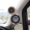 スコーカーの取り付け例（製作ショップ：ガレージショウエイ＜高知県＞）。
