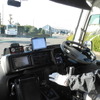 AI自動運転スクールバスの運転席