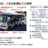 中型自動運転バスの実証に向けたプレ実証実験の概要