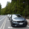 BMW 523d M Sport。和歌山・高野山にて。