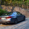 BMW 523d M Sport。大阪～奈良を結ぶ国道308号線暗峠への登り。