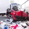 トラック追突事故の例