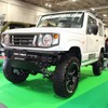 オートルビーズが製作したGood old jimny。クラシック22スタイルグリルや22用のルーフキャリアを現行ジムニーに装着。