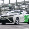 ドイツのライドシェア企業のクレバー・シャトル社のトヨタ・ミライ