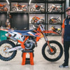 KTM 450 SX-Fファクトリーエディションと2019AMAスーパークロスチャンピオンのクーパー・ウェッブ選手