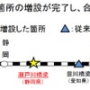 静岡県内の瀬戸川橋梁、愛知県・岐阜県内の木曽川橋梁、大阪府内の神崎川橋梁に追加設置される台車温度検知装置。