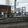 駅名標が取り外された旧浦臼駅。同駅は歯科医院が入居しているため、取壊しはされない模様。