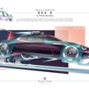 ロールスロイスの「ヤングデザイナーコンペティション」の作品見本と作品をデザインレンダリング化したイラスト