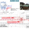 DMV運行開始時は阿佐東線の駅となる海部駅の計画図。DMVのホームは若干移設される模様。