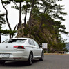 VW パサートTDI。鳥取～兵庫県境にて。