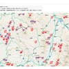 トヨタ、被災地支援地図「通れた道マップ」