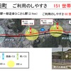 会議では停留所案の一部やBRT化による効果が市町村ごとに示された。添田町では151世帯で利便性が向上するという。