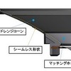 トゥイーター部のマッチングホーンと ミッドレンジのコーン形状をシームレス化