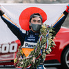 インディ500での通算2勝目をあげた佐藤琢磨。