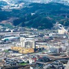 嬉野（うれしの）温泉駅（仮称）付近の建設現場。