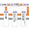 改称後の路線図。