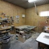 数々の作品が生み出されている木工室