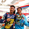 山本鯨選手と小島庸平監督