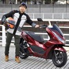 ホンダ PCX160 と モーターサイクルジャーナリスト 青木タカオ氏