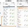 EXアプリの遅延列車表示イメージ。遅延の状況が表示されるほか、10分以上の遅れが見込まれる場合は、同アプリの予約者へ所定発車時刻の1時間ほど前に通知される。