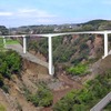 新阿蘇大橋。熊本県が南阿蘇村の意向を汲んで命名した。