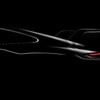 ポルシェの新型車のティザーイメージ