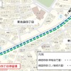 線路切替工事が行なわれる区間。