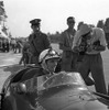 1958年イタリアGP（モンツァ）プラクティス。マシンはマセラティ250F。