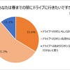 あなたは春までの間にドライブに行きたいですか