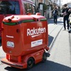 走行ルート上に車両などの大きめの障害物があった場合は自動停止し、遠隔操作に切り開けて進む