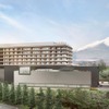FUJI Speedway HOTEL外観イメージ（手前にFUJI MOTORSPORTS MUSEUM併設）