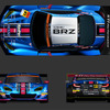 SUBARU BRZ GT300カラーリングデザイン