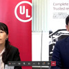 UL Japan　コンシューマーテクノロジー事業部の松岡雅子事業部長と仲川優揮氏