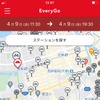 EveryGoアプリでシェアサイクルを表示