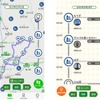 経路や写真の記録