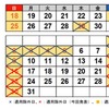 5月30日までの休日割引適用日